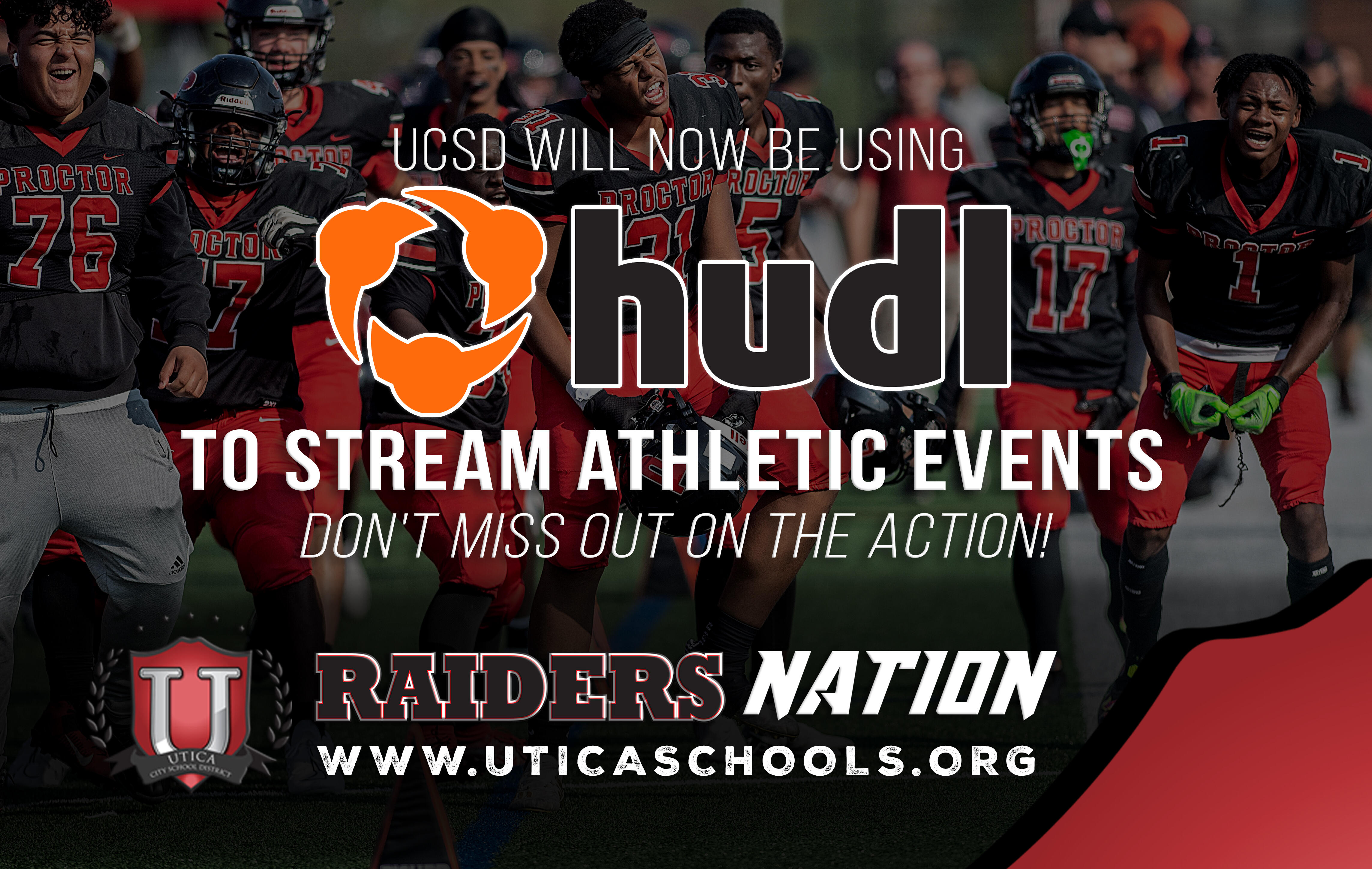 UCSD вече ще използва HUDL TV за предаване на спортни събития. Не пропускайте действието!